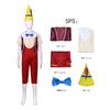 Pinocchio Long Nose Costume Halloween Movie Puppet Cosplay Outfit Stage Performance Suit for Adults Kids