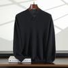 Men's V-neck Pullover: 35% Cashmere Knit Sweater for Autumn/Winter