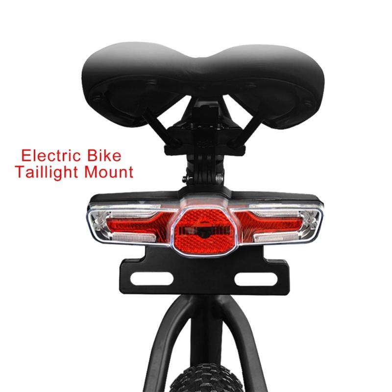 Electric Tail Light Bracket Saddles Tail Light Mount Cycling Taillight Mount Holder Electric Bike Rear Light Mount