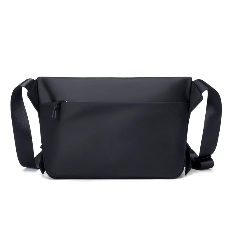 New GOLF Textile, Synthetic Leather Messenger Bag, Crossbody Bag Men's Black D241878