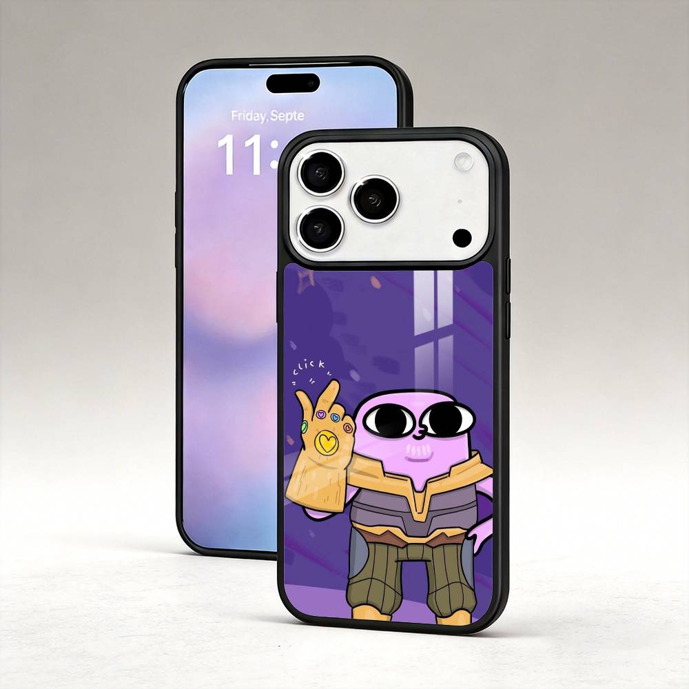 Cartoon K-Ketnipz Cute Painting Phone Case For iPhone17,16,15,14,13,12,Pro,Max,Magnetic For Magsafe Wireless Charging
