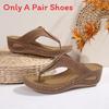 Summer Flip Flops For Women Large Size With Sole And Hollow Design For Beach And Casual Wear