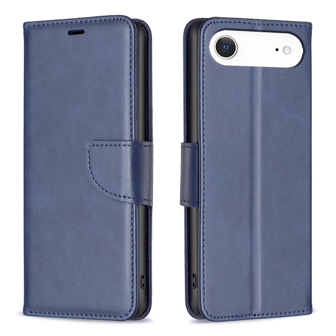 

For iPhone 17 Air Case Shockproof PU Leather Cover with Wallet Card Slots Blue