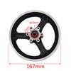 10 Inch Electric Scooter Wheel Hub 10 Inch Aluminum Alloy Wheel Rim 10x2.50 Tires Rims Motorcycle Accessories