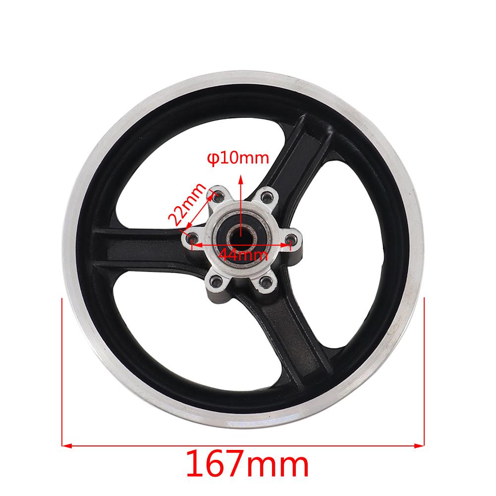 10 Inch Electric Scooter Wheel Hub 10 Inch Aluminum Alloy Wheel Rim 10x2.50 Tires Rims Motorcycle Accessories