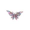 Butterfly Brooch Colorful Vintage Diamond Studded Crystal Metal Butterfly Brooch Decoration