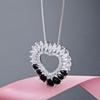 Lindon 925 Sterling Silver Classic Women Necklace Pendant Zircon Fashion Gift