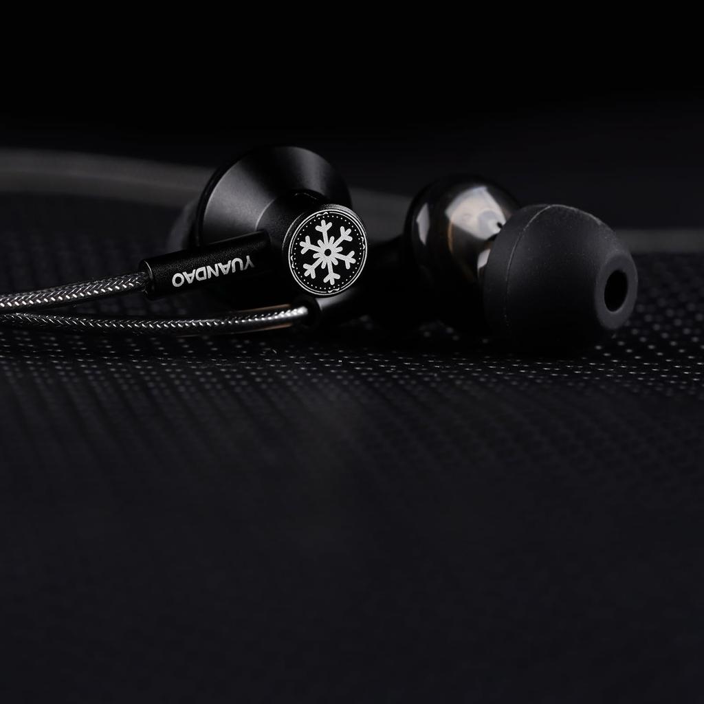 Auricolari In-Ear NICEHCK StringSnow, Driver Dinamico da 10mm, 1DD, Cablati, Diaframma a Cupola in PU Composito PEEK + LCP, Design Ottimizzato della Struttura Risonante,