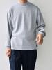 SHIPS any Hand Washable Milan Rib Mock Neck Knit, 2024 Fall/Winter, Men's, Gray, Size L, 716040012