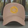 Cappellino da Baseball Girasole Segno di Pace Regolabile Unisex Casual da Esterno Cappello da Sole