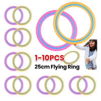 25cm Flying Disc Portable Sports Play Discs Versatile Throwing Catching Disc Outdoor Flying Disc  for Family Game