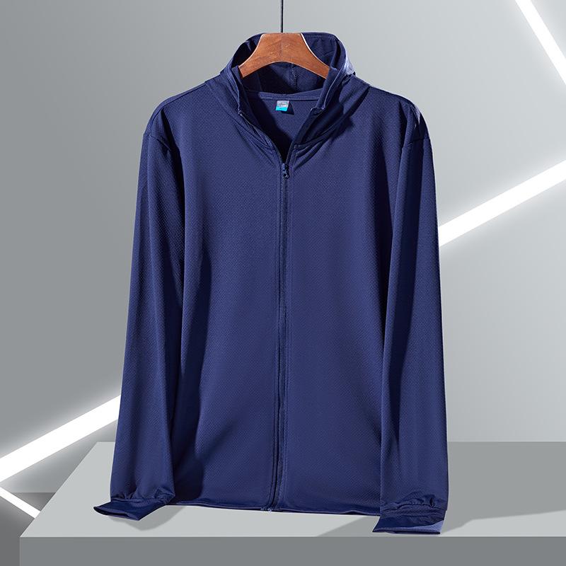 UPF50+ UV Protection Hooded Ice Silk Jacket for Men & Women - Long Sleeve Summer Sun Shirt