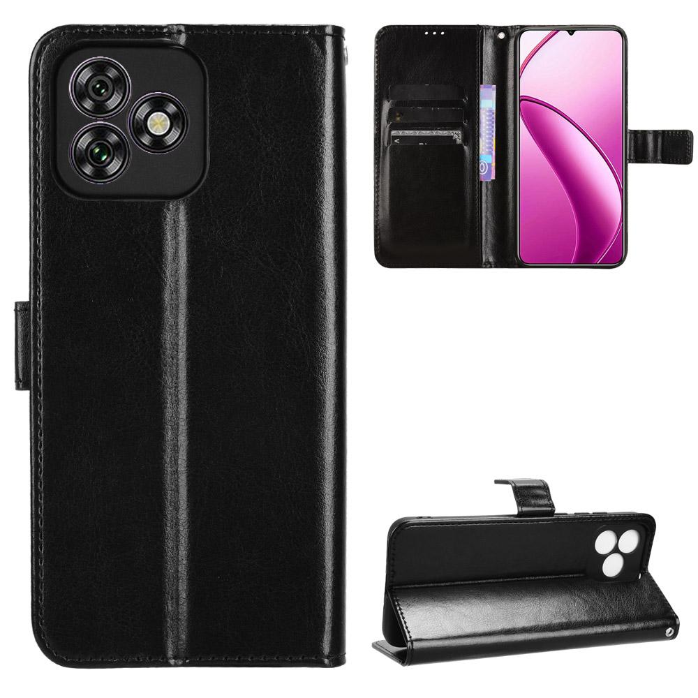 For Oukitel C53 Wallet Case with Kickstand & Card Slots – Shockproof, Dustproof, Business Heavy Duty Flip Leather Cover