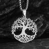 Tree of Life Medal Fashion Hollow Jewelry Pendant Necklace