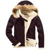 Fur Integrated Jacket, Warm Fur Coat, Imitation Fur Coat for Men