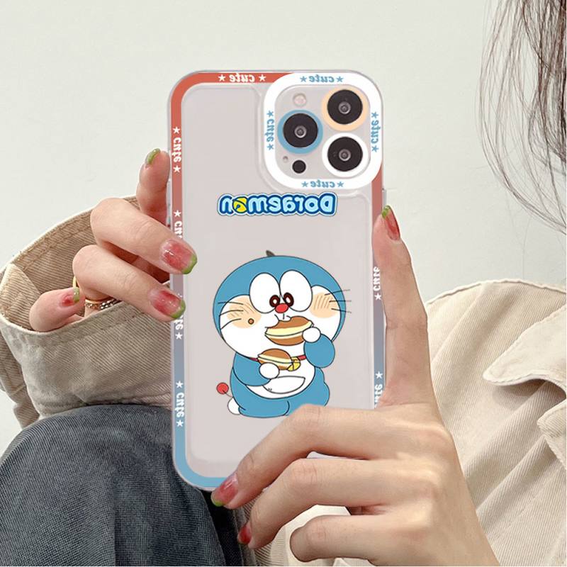 Anime Doraemon Phone Case for iPhone 11 12 13 Mini Pro Max 14 Pro Max Case shell