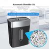 15L Large Capacity Mini Portable Automatic Shredder Dedicated Shredding Machine Desktop Shredder Office Office Home Clear File