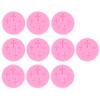10Pcs Silicone Fondant Mold Cross Style Food Grade Easy Release Safe Durable Chocolate Molds for Cake DIY Decoration