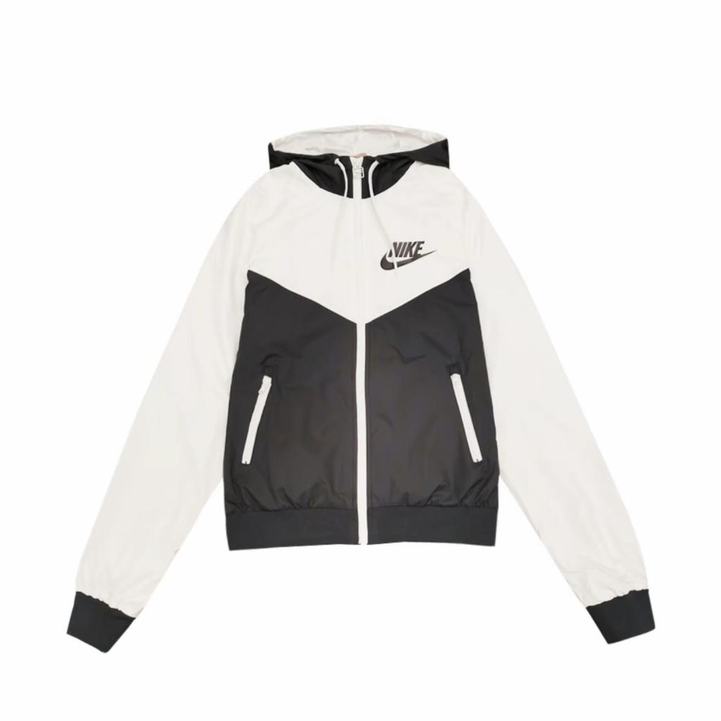 Nike Casual Woven Hooded Windbreaker Jacket Women jackets AJ7422-133
