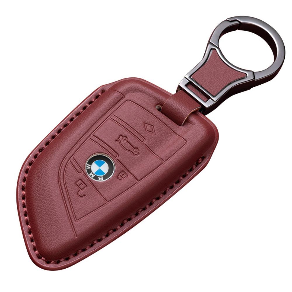 Premium Nappa Leather Key Case for BMW 3 Series 1 5 Series I3 X1 X3 X5 IX3 530 Exact Fit
