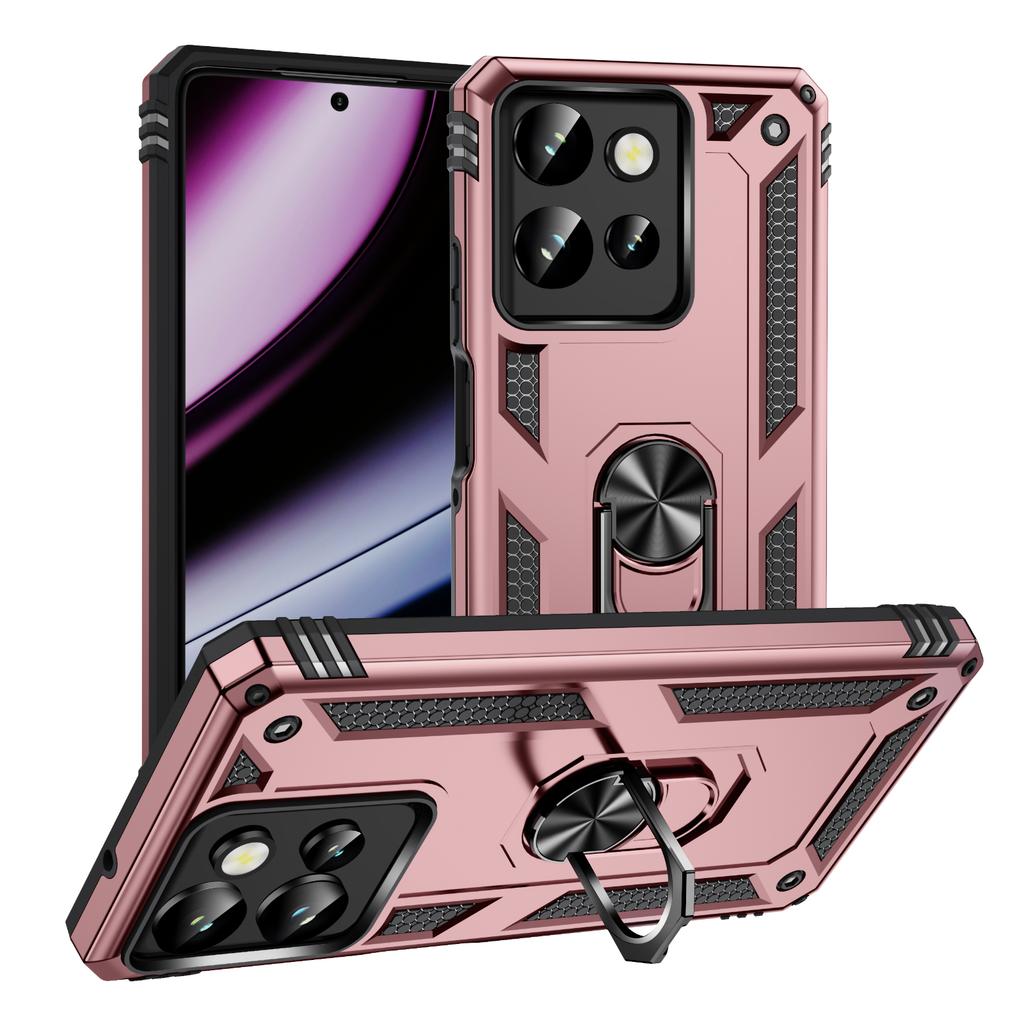 Phone Case for Motorola Moto G Play (2025) 4G/G Power (2025) PC+TPU Phone Cover with Kickstand