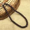 8mm Natürliche Eisen-Tigerauge Edelsteinperlen Verstellbare Halskette 17-20" Handgefertigt Schönes Choker Halsband Für Geschenk 8BN-35