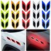 Pegatinas Decorativas Reflectantes para Coche Guardabarros Antiarañazos Pegatina de Advertencia de Seguridad Camión Auto Motor Accesorios Exteriores Universal