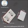 Diswei L-Shaped Plastic 90° Corner Bracket for Shelves and Cabinets
