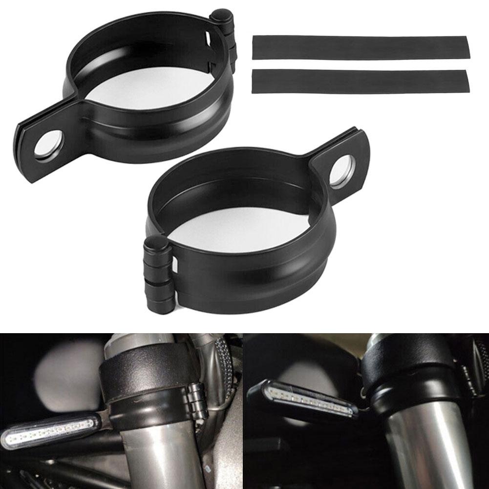 Light Mount Bracket Holder Clips Fork Clamp Front Headlight