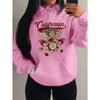 California Love Wing Angel Boy Printed Hoodies Women Harajuku Pocket Streetwear Fashion Oversized Hoody Fleece Autumn