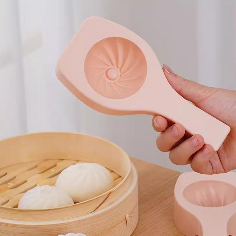 Handmade Baozi Dumpling Mould Chinese Style Baozi Maker Steamed Stuffed Bun Tool For Household Kitchen Baking Pastry