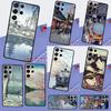 Ukiyo-e Japanese Style Art Phone Case For Samsung Galaxy S25 Ultra S9 S10 S20 S21 S22 S23 Ultra Plus S24 FE Back Cover