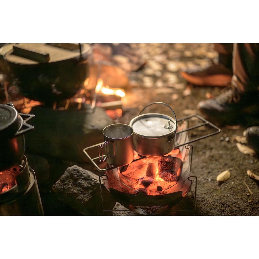 EVERNEW ZARAZARA 220 FH Mug Titanium Single Wall Mug 220ml Antique Finish ECAL757 Made in Japan 42g (Tsubame-Sanjo)