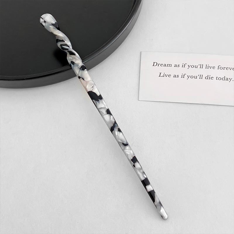 

UXSL Женские Элегантные Ацетатные Леопардовые Простые Палочки для Волос Леди Быстро Держатель для Волос Винтажная Повязка Заколка Модные Аксессуары для Волос