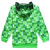 Kids Boys Girls Green Game Long Sleeves Zipper Jacket Coat Pants Sets Halloween Cosplay Costumes Role Play Outfit