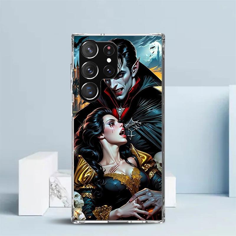 Gothic Vampire Scarlet Art Soft Cover for Samsung Galaxy S25 Edge S26 S24 S23 Ultra Phone Case S22 S21 Plus S20 FE Print Pattern