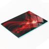 Durable and Stylish Glass Kitchen Board with Abstract Pattern 80x52 Cm
