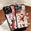 Genshin Impact Anime Beschichtetes Handyhülle Für Iphone 16 17 Pro Max Air 16E 14 15 Plus 12 13 Mini Anti-Fall Airbag Hülle
