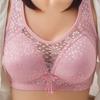 Large Size Thin Anti-sagging Side-receiving Side Breasts Beauty Back Anti-glare Non-magnetic Non-steel Ring Gather Ladies Bra