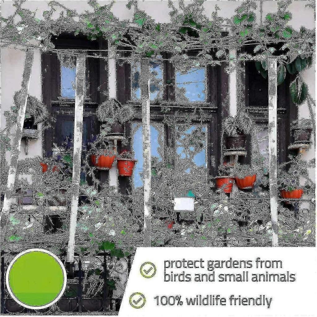 Bird Repellent Tape, Set Of 3 Tapes X 50m X 4.8cm - Scarecrow Bird Repellent - To Repel Crow Pigeons Tw