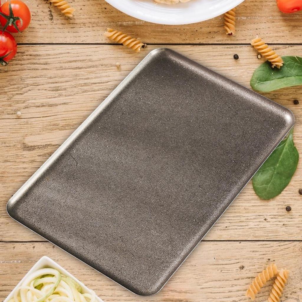BBQ Serving Tray Food Cafeteria Storage Baking Sheet Display for Roasting