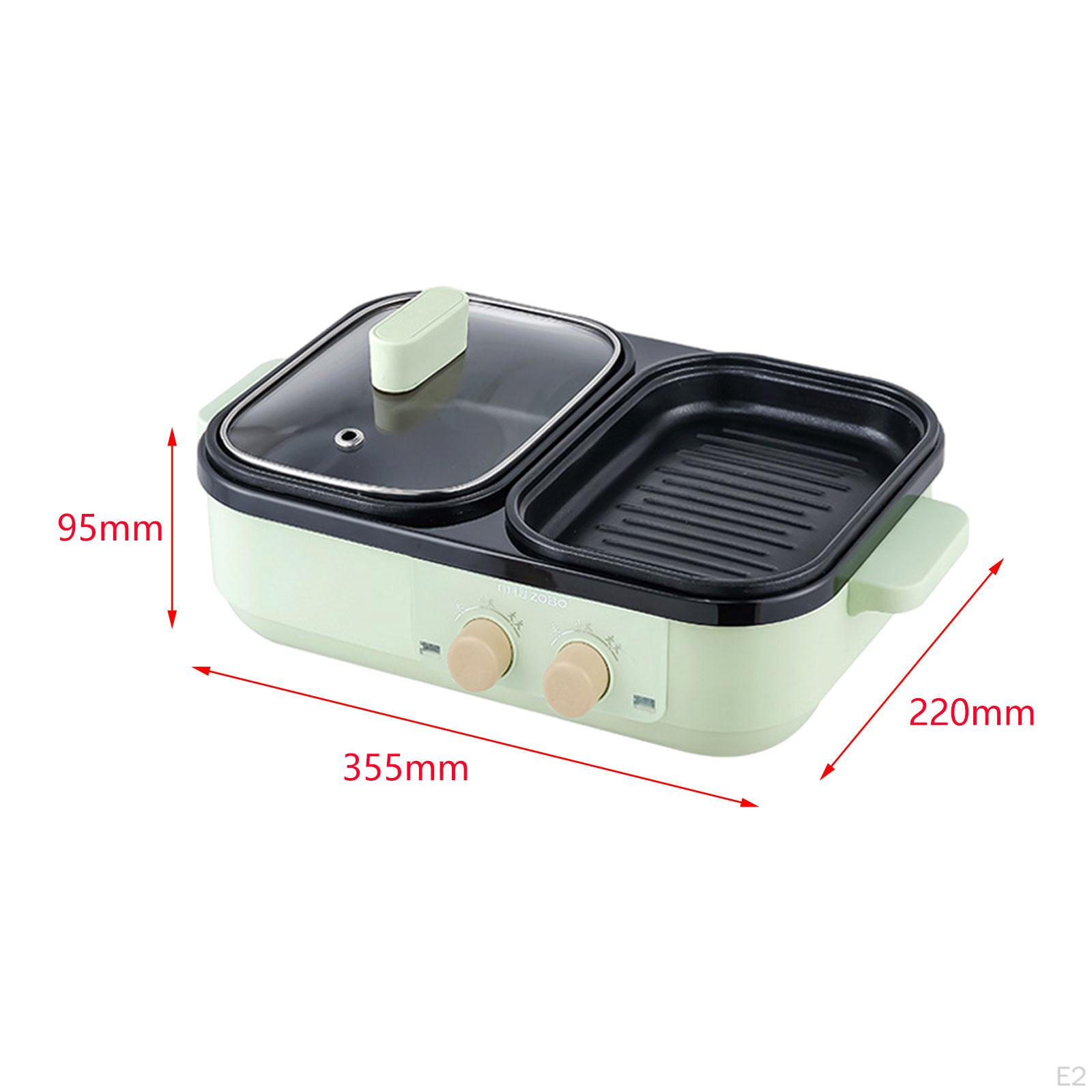 Многофункциональная портативная антипригарная электрическая кастрюля и сковородка Шабу 2 — фото 3