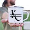 Personalisierte Tasse Initial mit Name Tasse Benutzerdefinierte Tee-Kaffee-Tassen Junggesellinnenabschied Team Trauzeuge Tassen Hochzeitsgeschenke für Trauzeugen