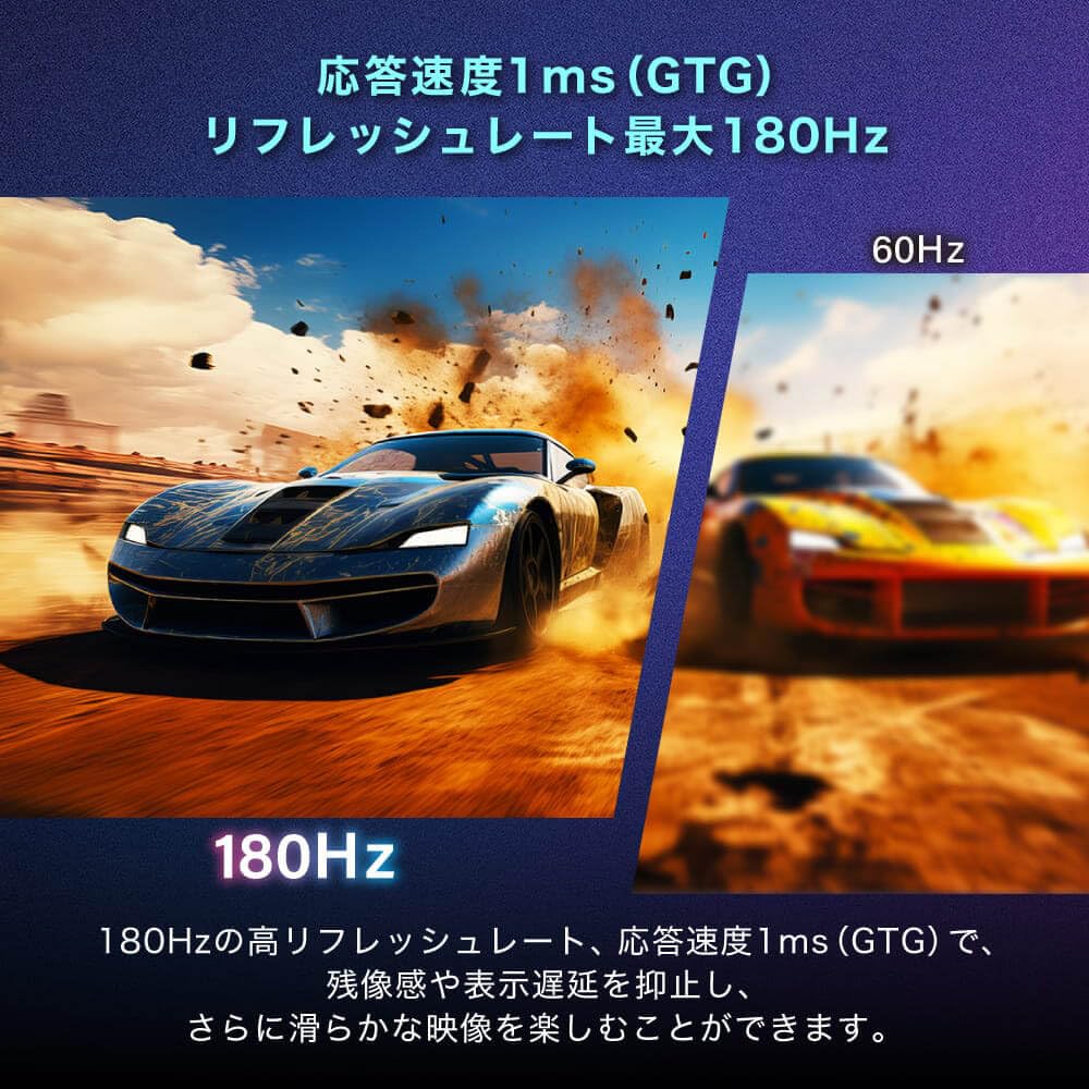 Gaming Monitor Monitor 27 Inch 180Hz 180hz FHD Flickerless 27 Type FullHD Blue Light Cut HDMI Black MAXZEN MGM27IC03 Maxzen Non-Glare Adaptive-Sync