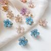 Alloy Flower Mini Hair Clips for Kids - 2024 Korean Style Children's Hair Accessories.