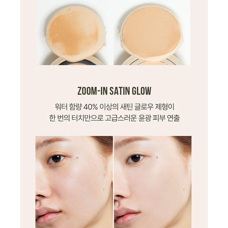 PONY EFFECT - Cushion Foundation Zoom-In Set con Rete - 3 Colori