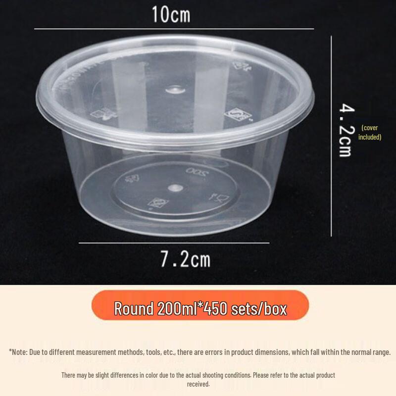 Luqian Jednorázové plastové nádoby na potraviny