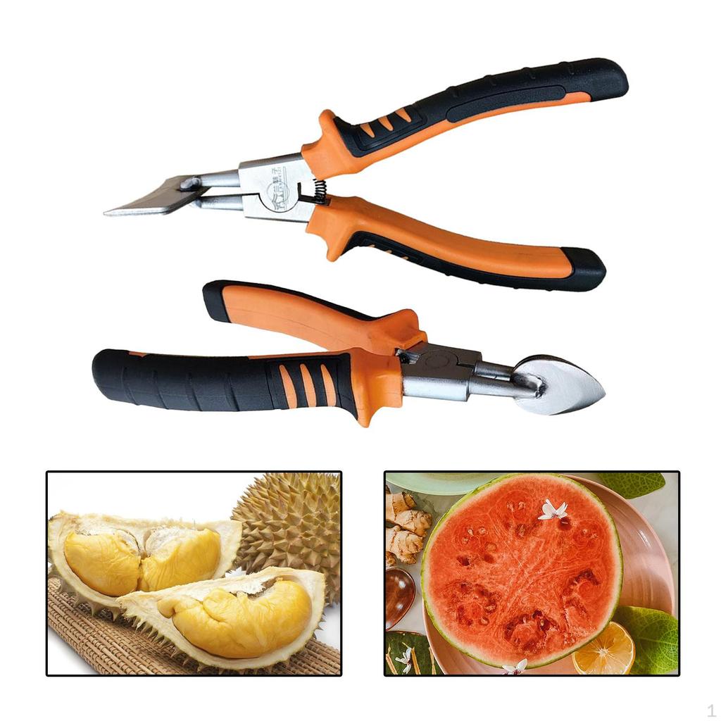 Pinza Aprisgusci Melone Comoda Presa Compatta Manuale Macchina Sgusciatrice Durian per Campeggio