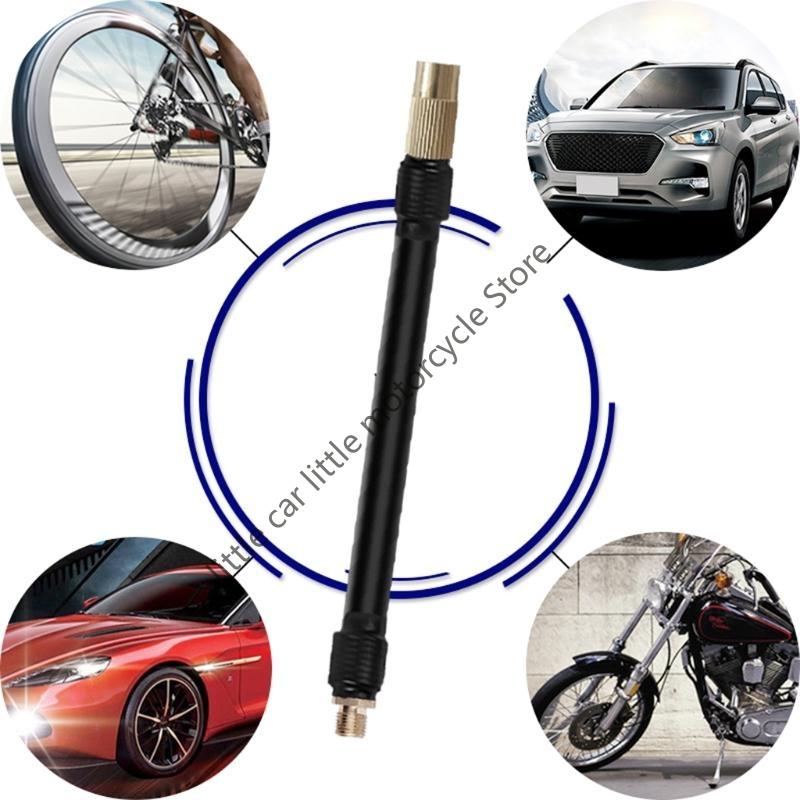 M6 Thread Extension Inflation Tube, Standard Tire Valve With Fine Teeth, Suitable For M6 Thread Integrated Air Pump