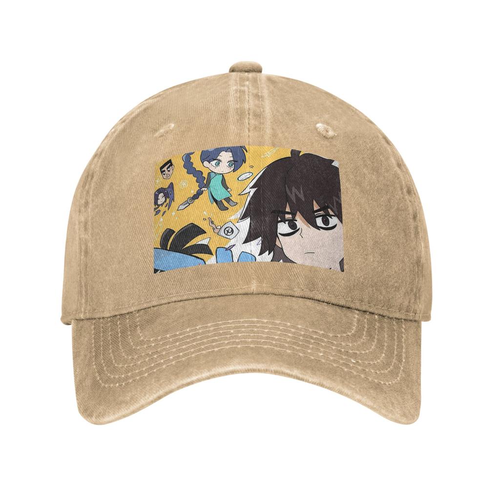 Scissor Seven Action Manga Cartoon Baseball Caps Fashion Denim Hats Outdoor Adjustable Casquette Sports Baseball Cowboy Hat